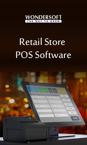 POS System with the best retail POS software at a retail store on display.